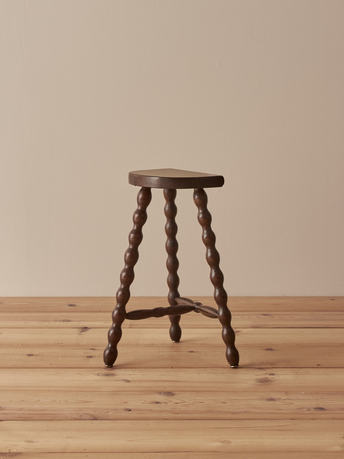 French vintage bobbin stool