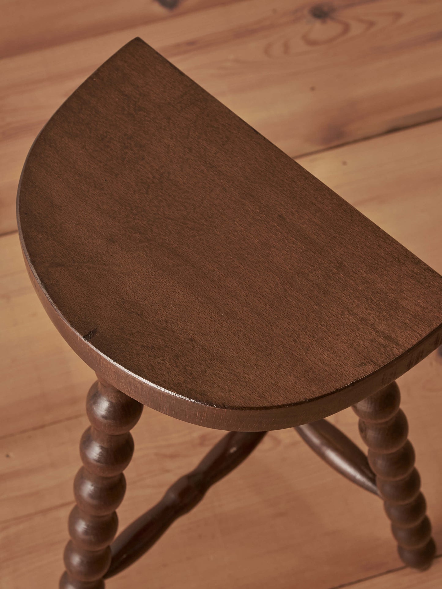 French vintage bobbin stool