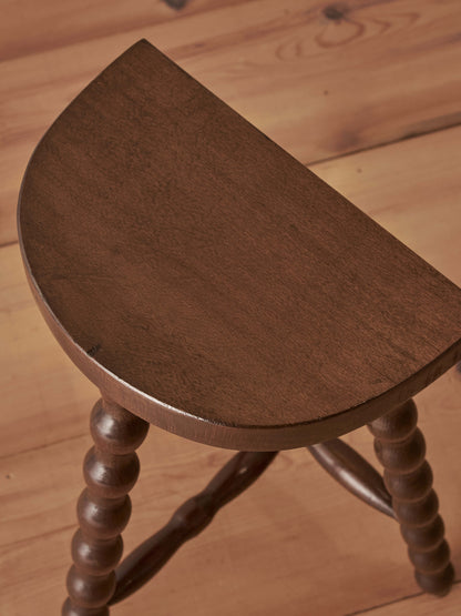 French vintage bobbin stool