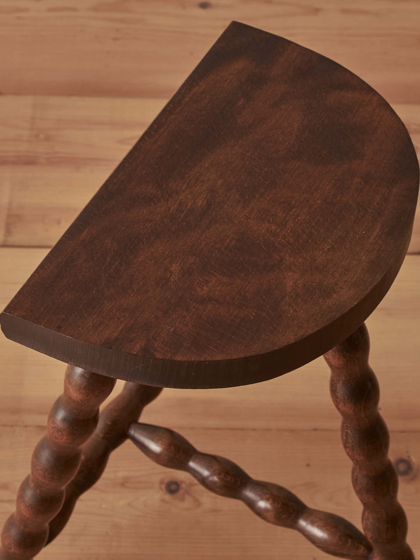 French vintage bobbin stool