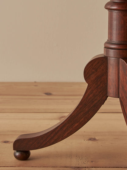 Victorian rosewood circular lamp table
