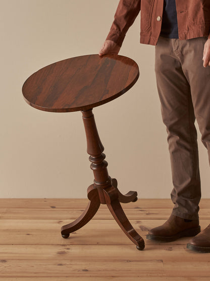 Victorian rosewood circular lamp table