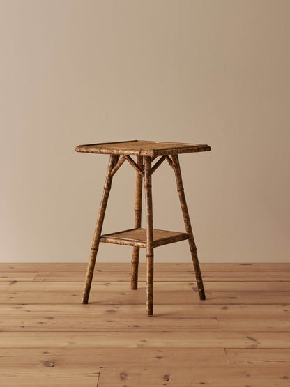 Victorian tiger bamboo side table