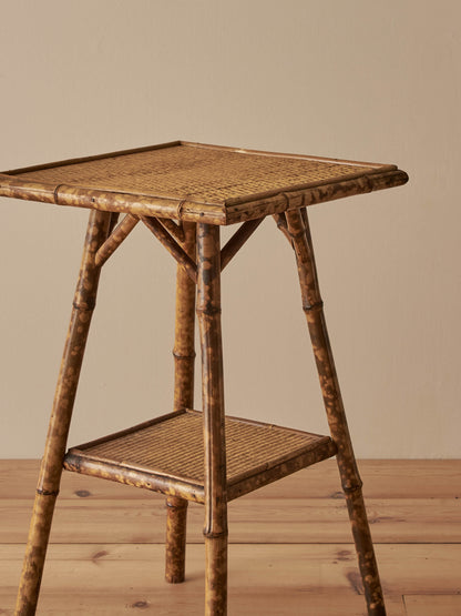 Victorian tiger bamboo side table