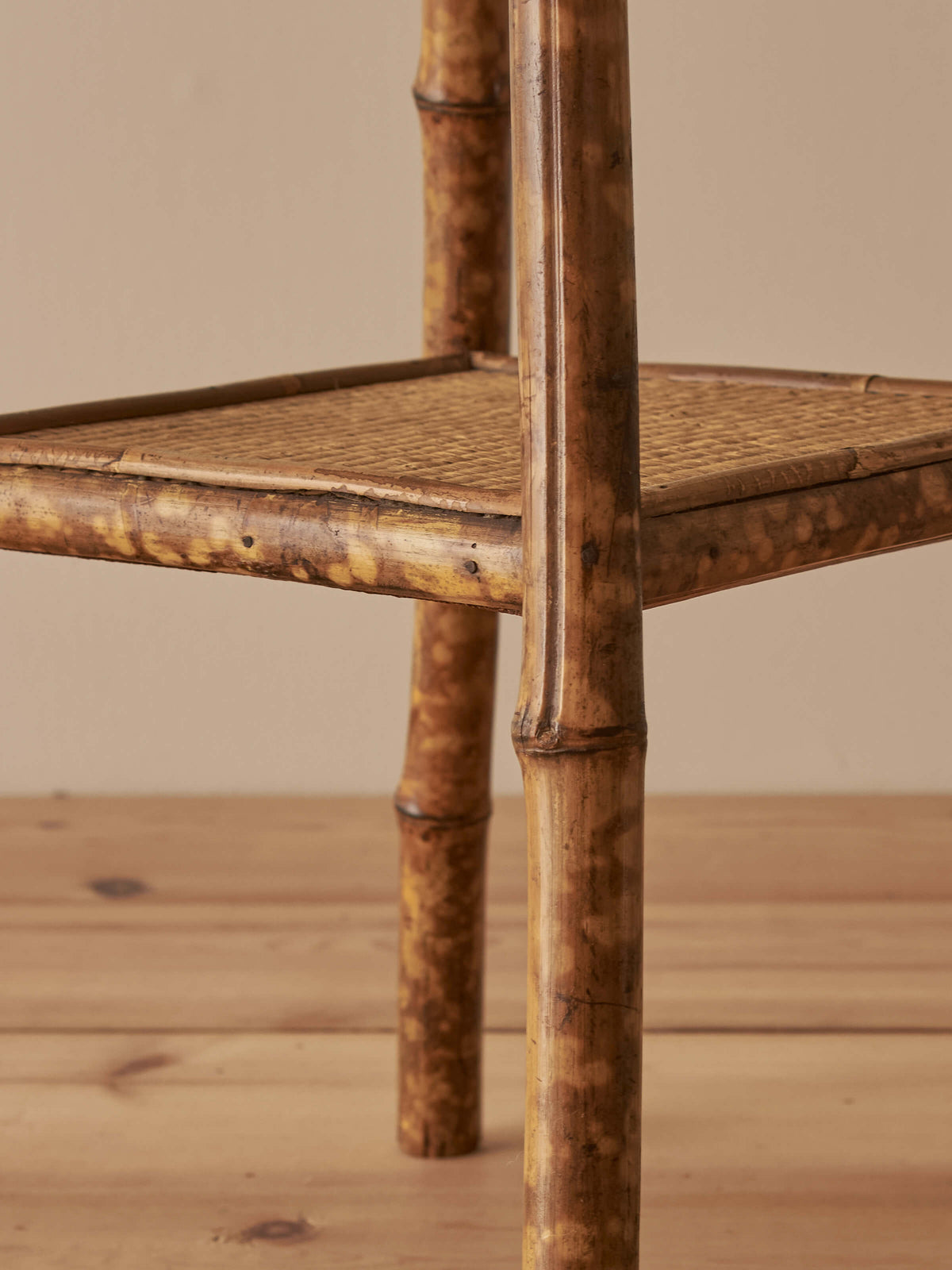 Victorian tiger bamboo side table