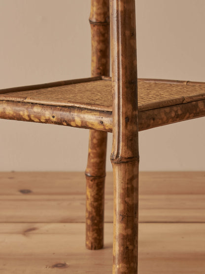 Victorian tiger bamboo side table