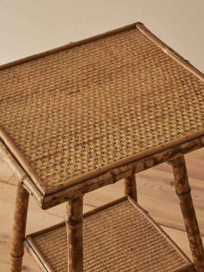 Victorian tiger bamboo side table