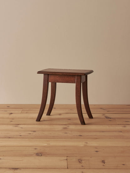 Antique rectangular oak stool