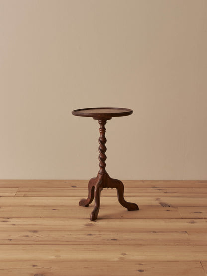 Edwardian barley twist side table