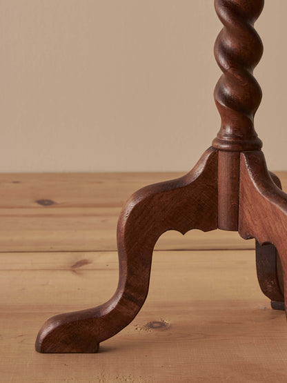 Edwardian barley twist side table