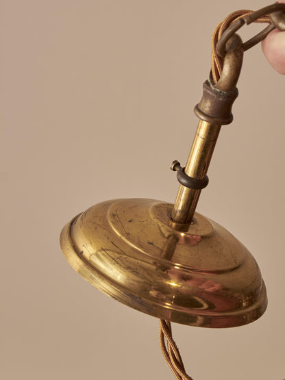 French antique decorative brass lantern