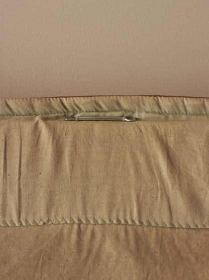 Large French vintage jacquard-woven wall tapestry