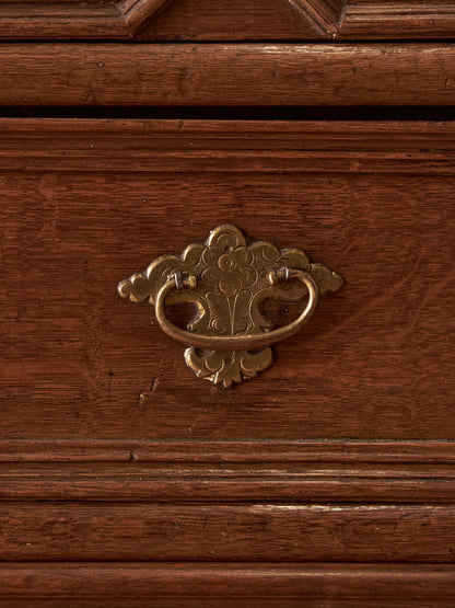 Charles II oak chest of drawers