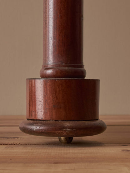 Regency mahogany console table on castors