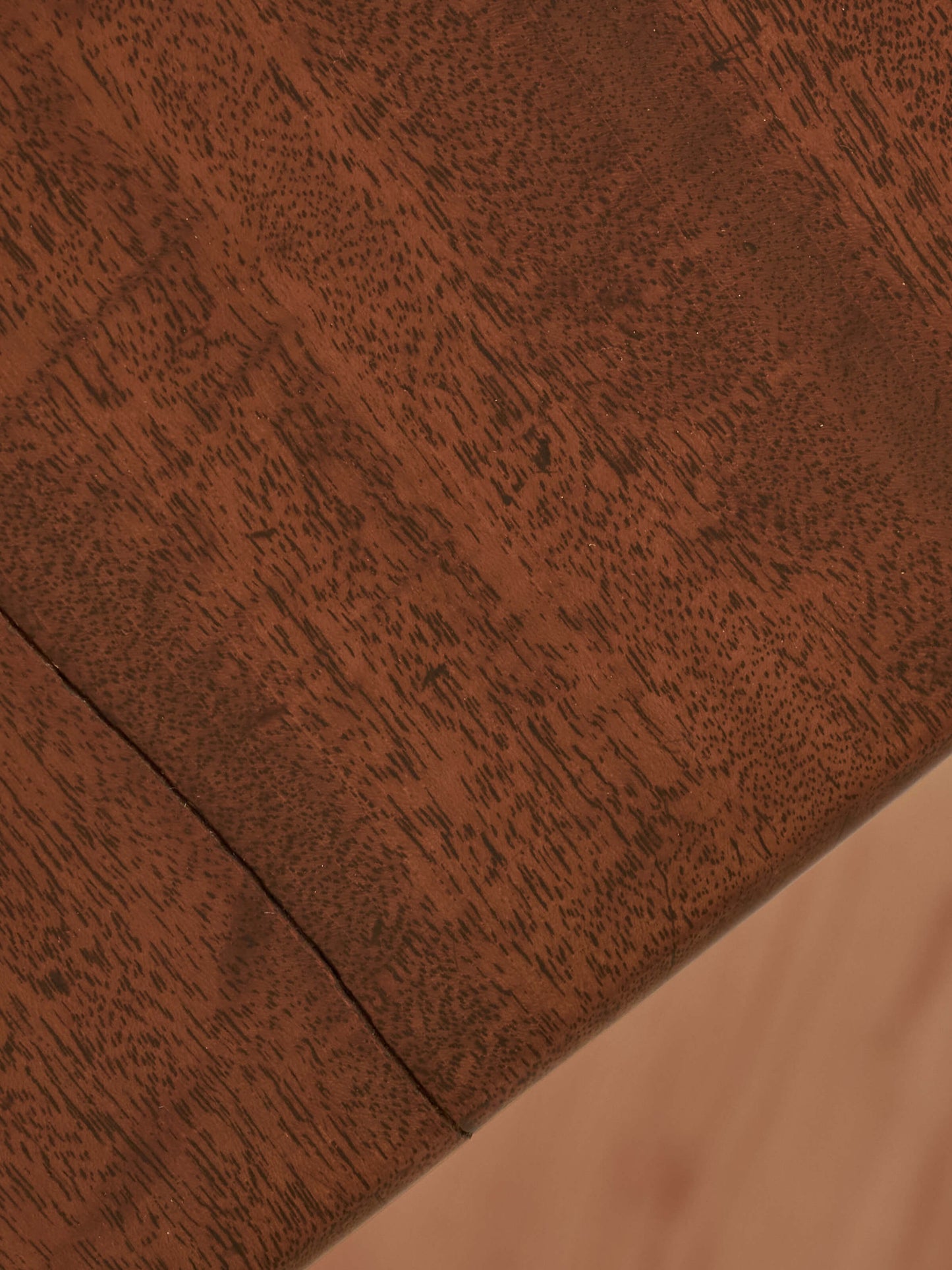 Victorian mahogany rectangular side table on splayed legs