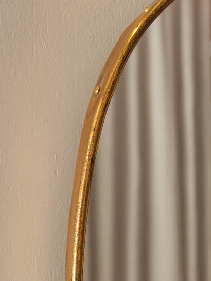 Mid-century Italian brass mirror