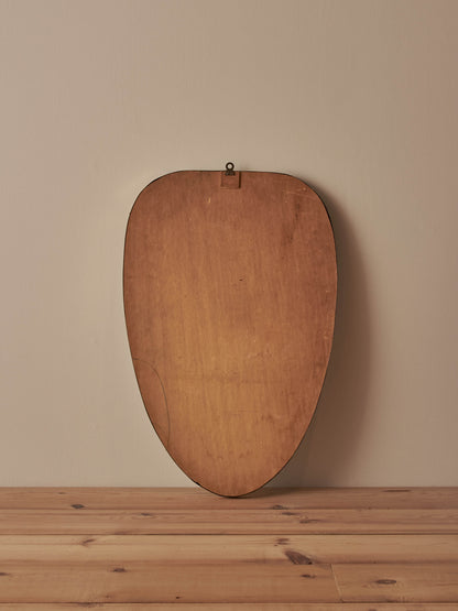 Mid-century Italian brass mirror