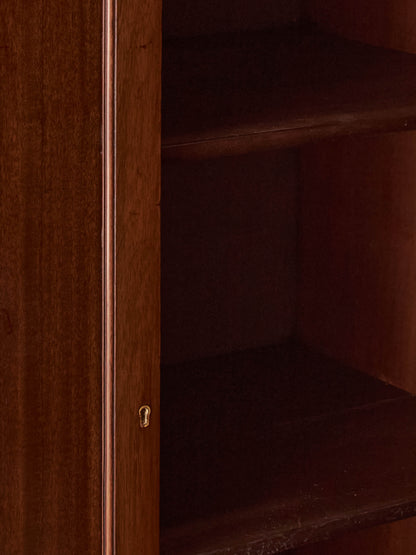Edwardian mahogany linen cupboard