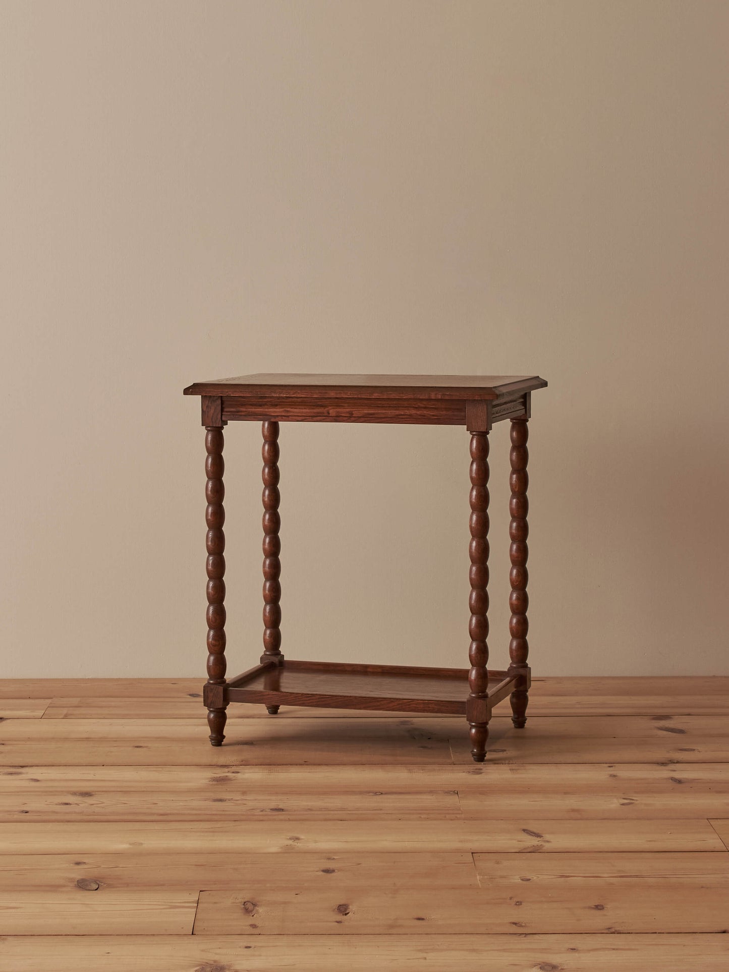 French rectangular oak bobbin table