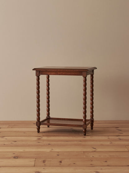 French rectangular oak bobbin table