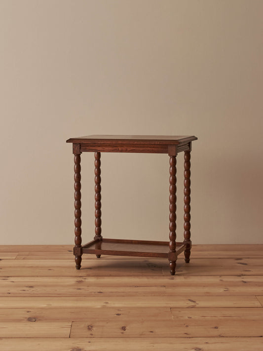 French rectangular oak bobbin table