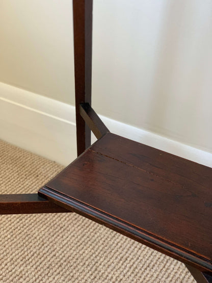 Antique side table with plant stand