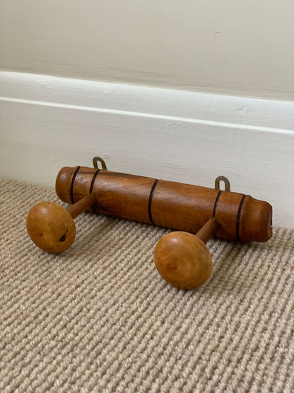 French vintage faux bamboo coat hooks