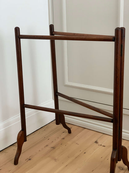 Antique folding towel rail