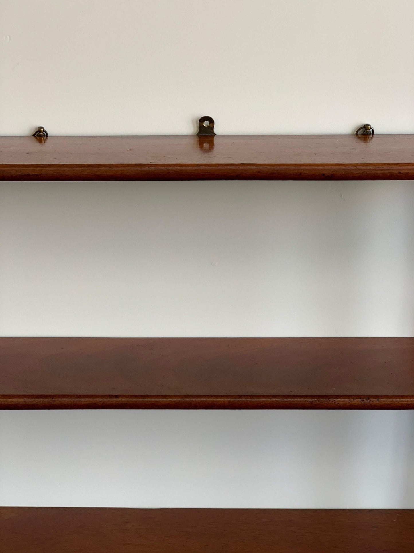 Antique wall-hung shelving unit