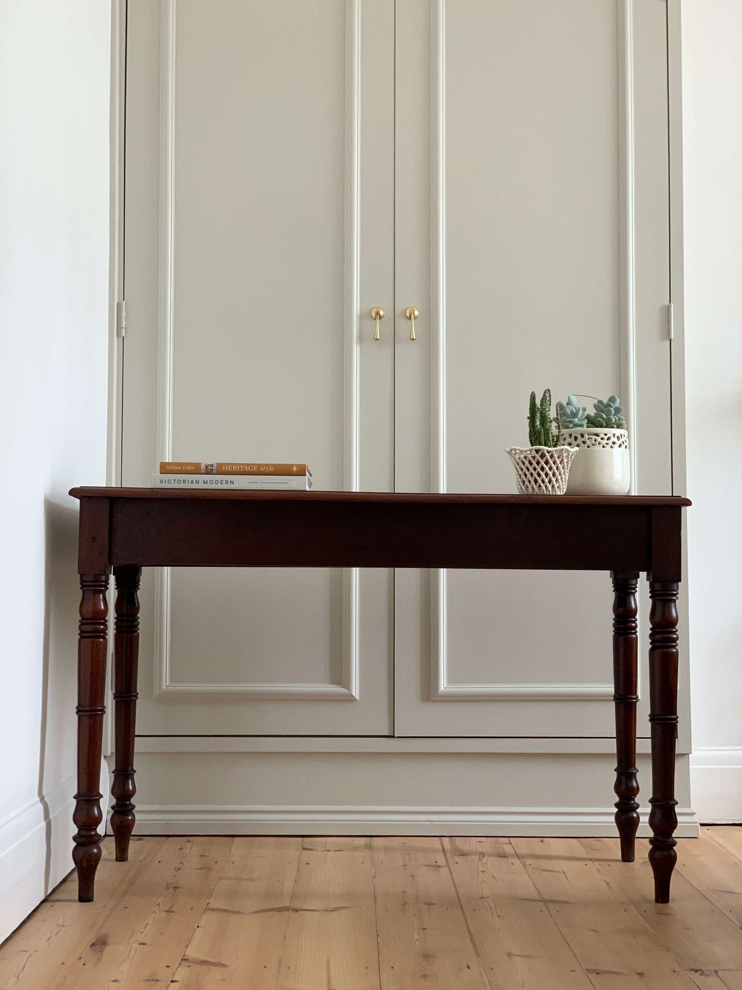 Antique console table