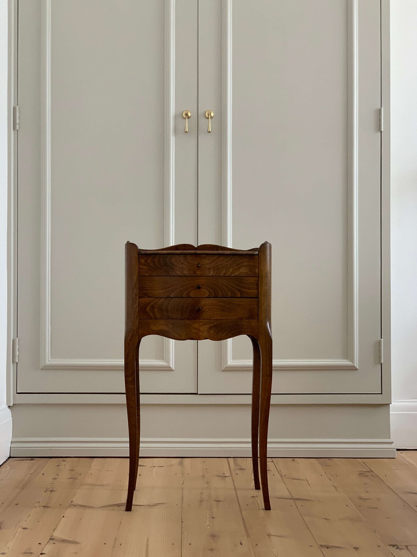 French antique single bedside table