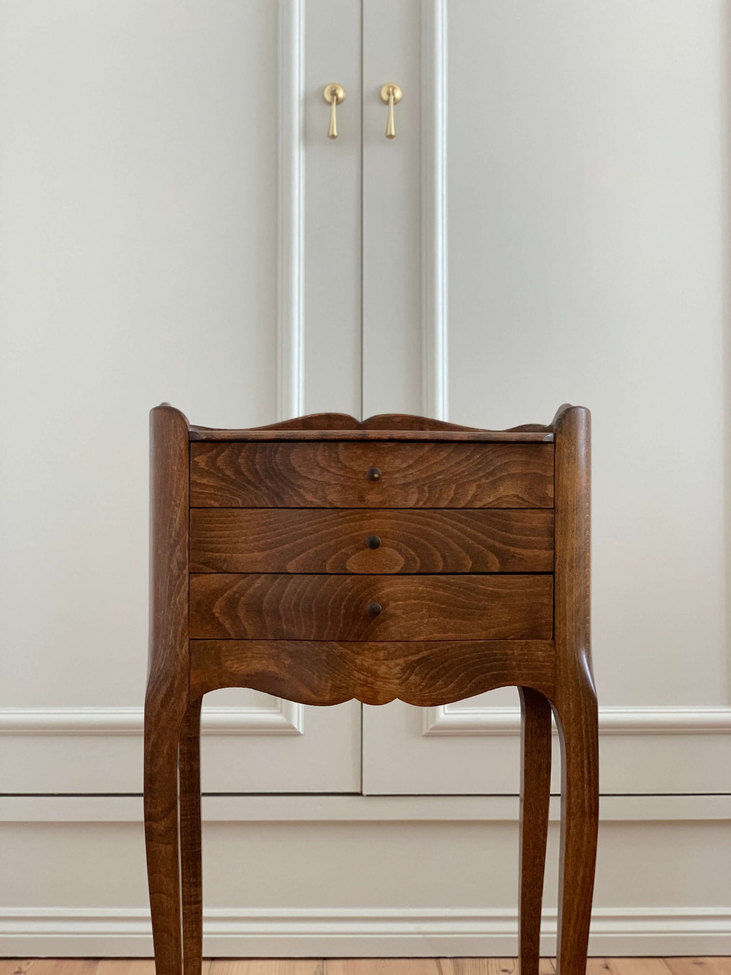 French antique single bedside table