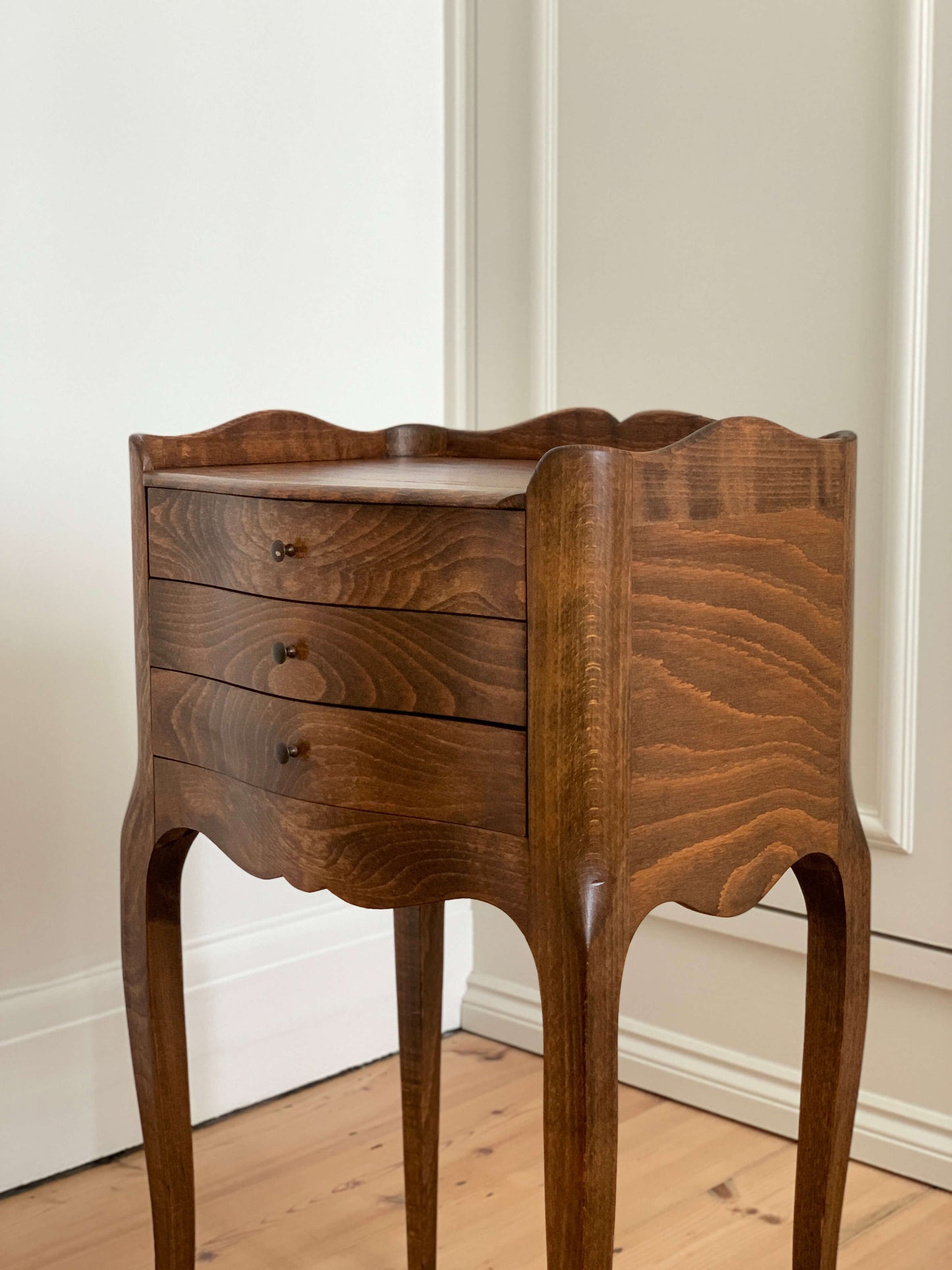 French antique single bedside table