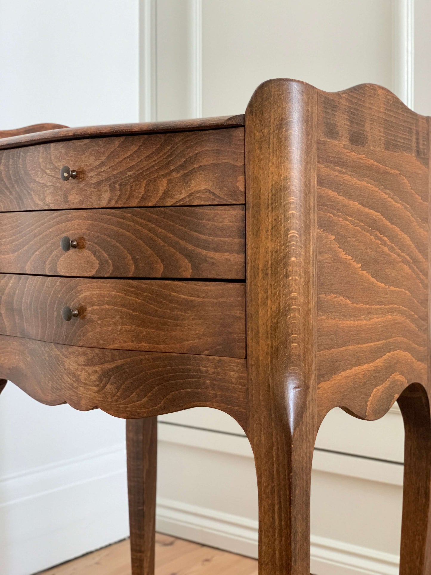 French antique single bedside table