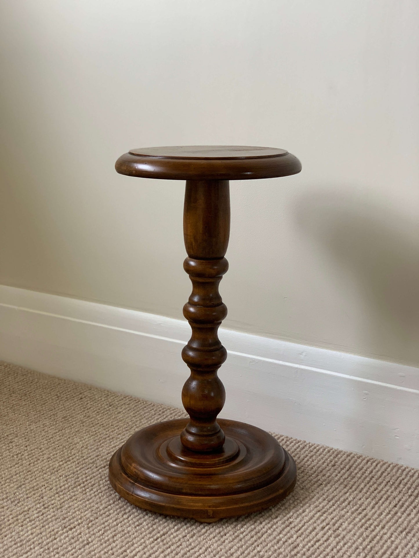 French antique circular side table