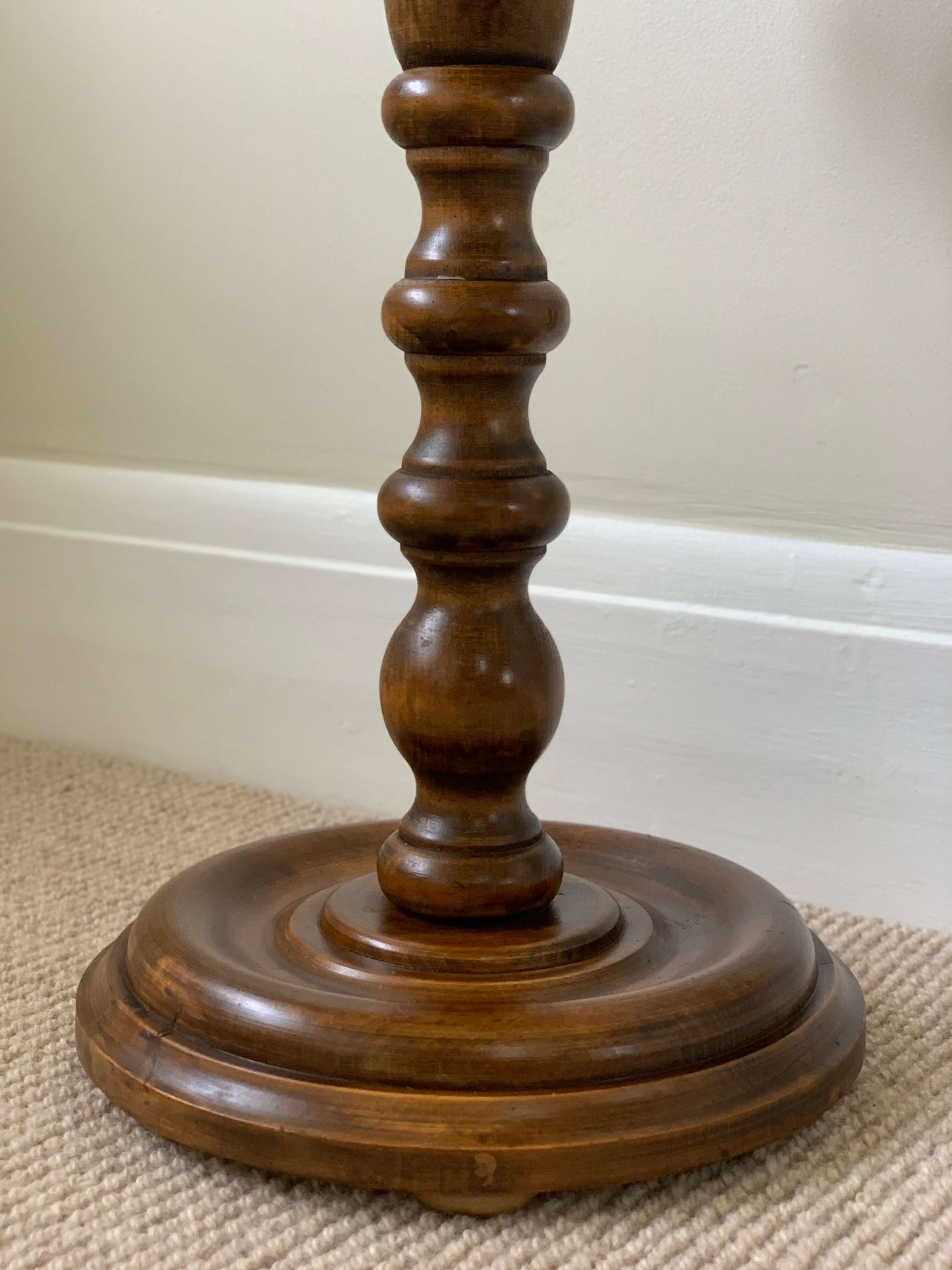 French antique circular side table