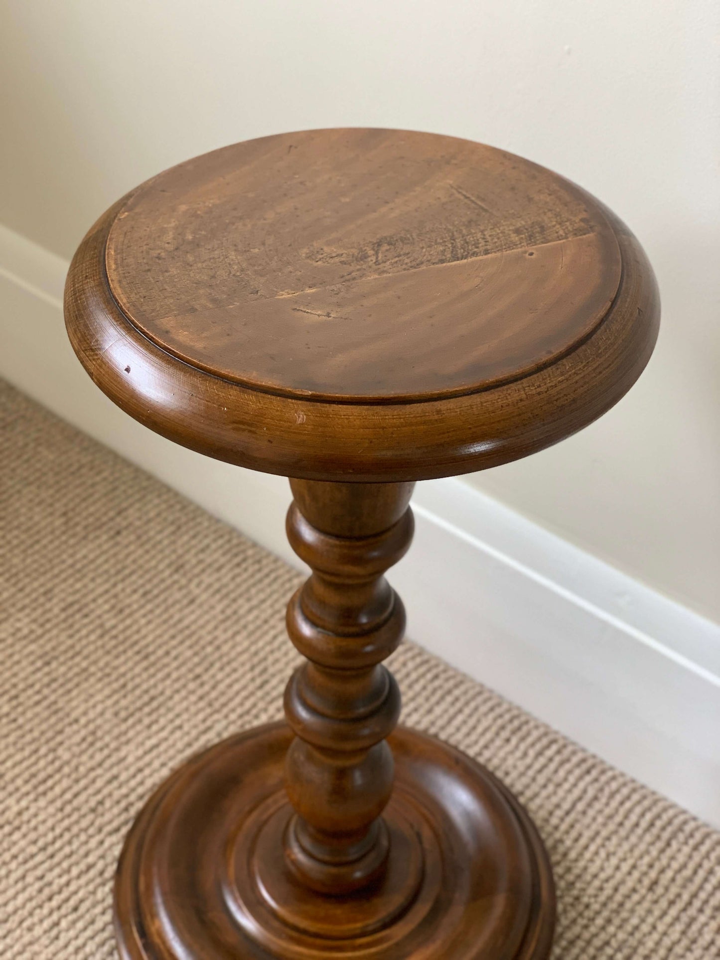 French antique circular side table