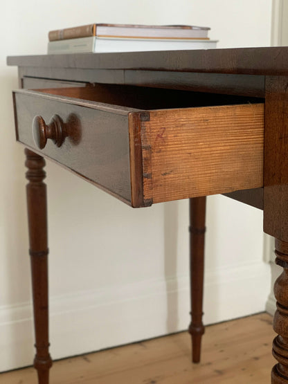 Antique 19th-century console table with drawers