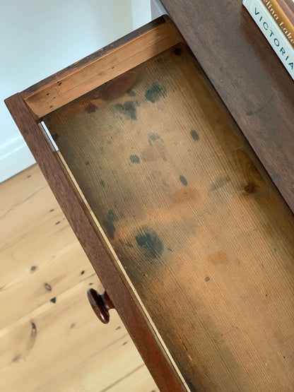 Antique 19th-century console table with drawers