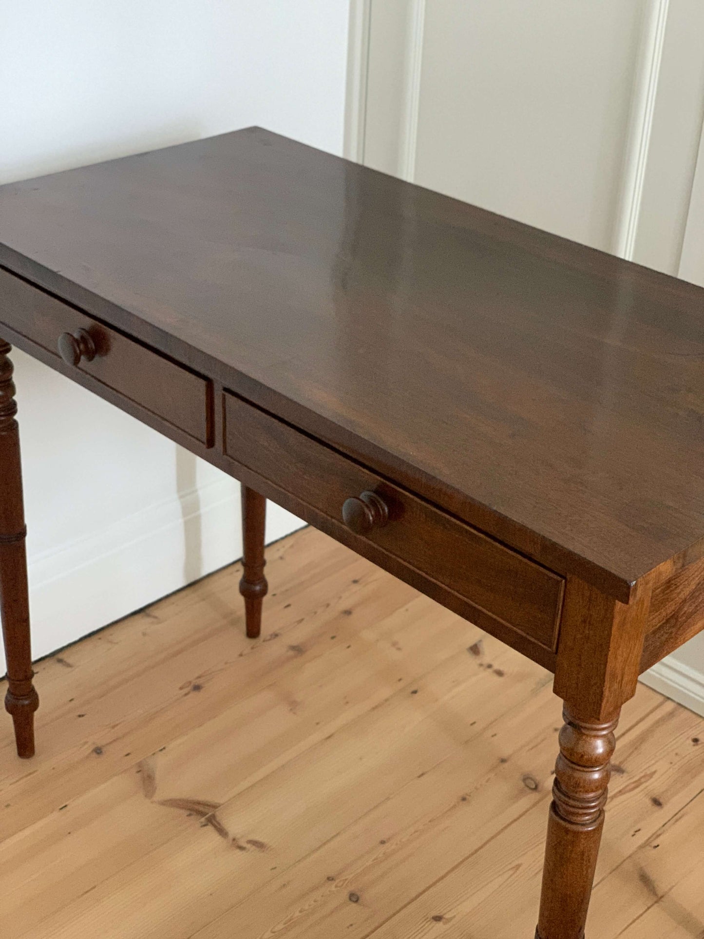 Antique 19th-century console table with drawers