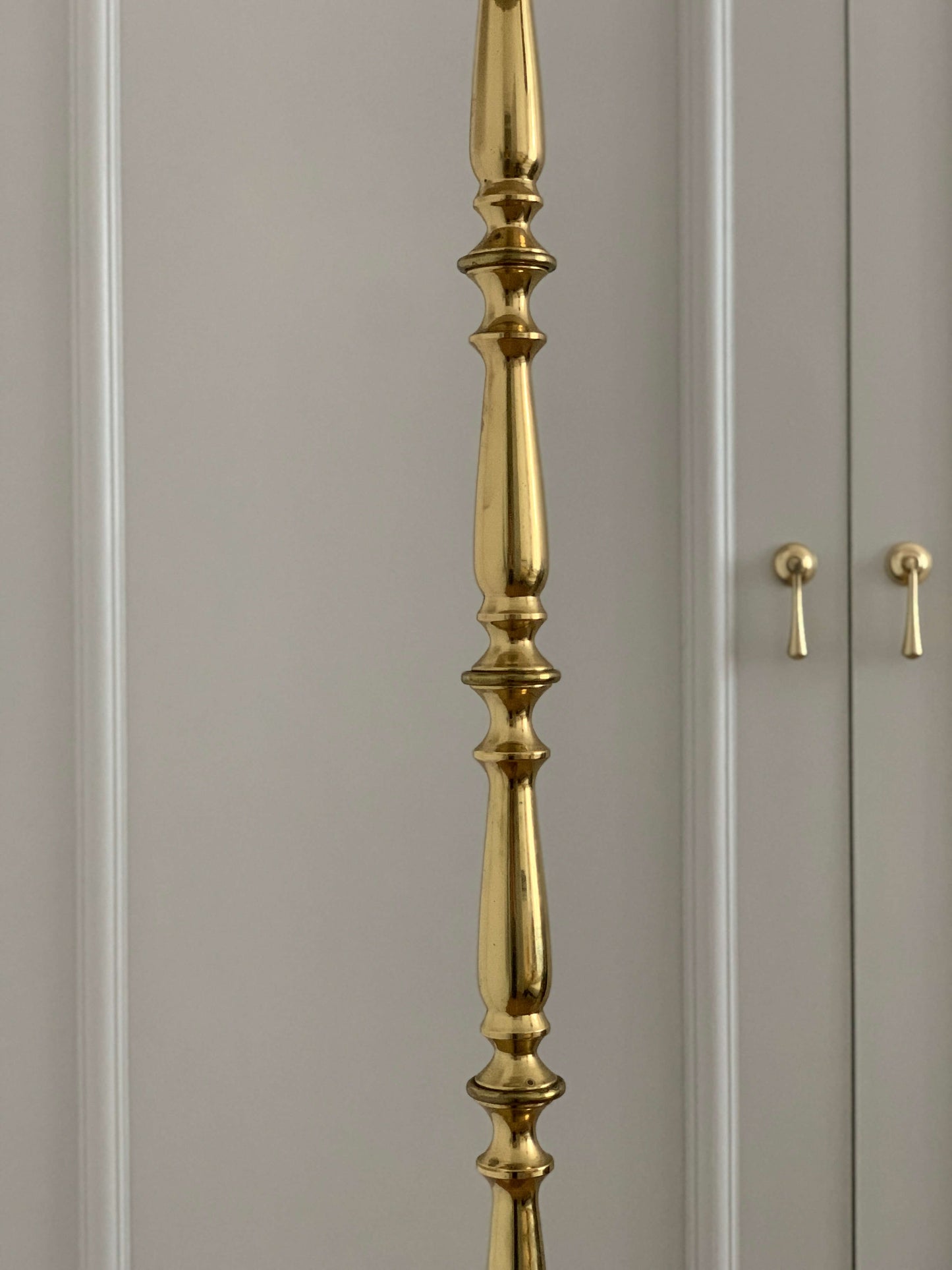 Vintage brass floor lamp