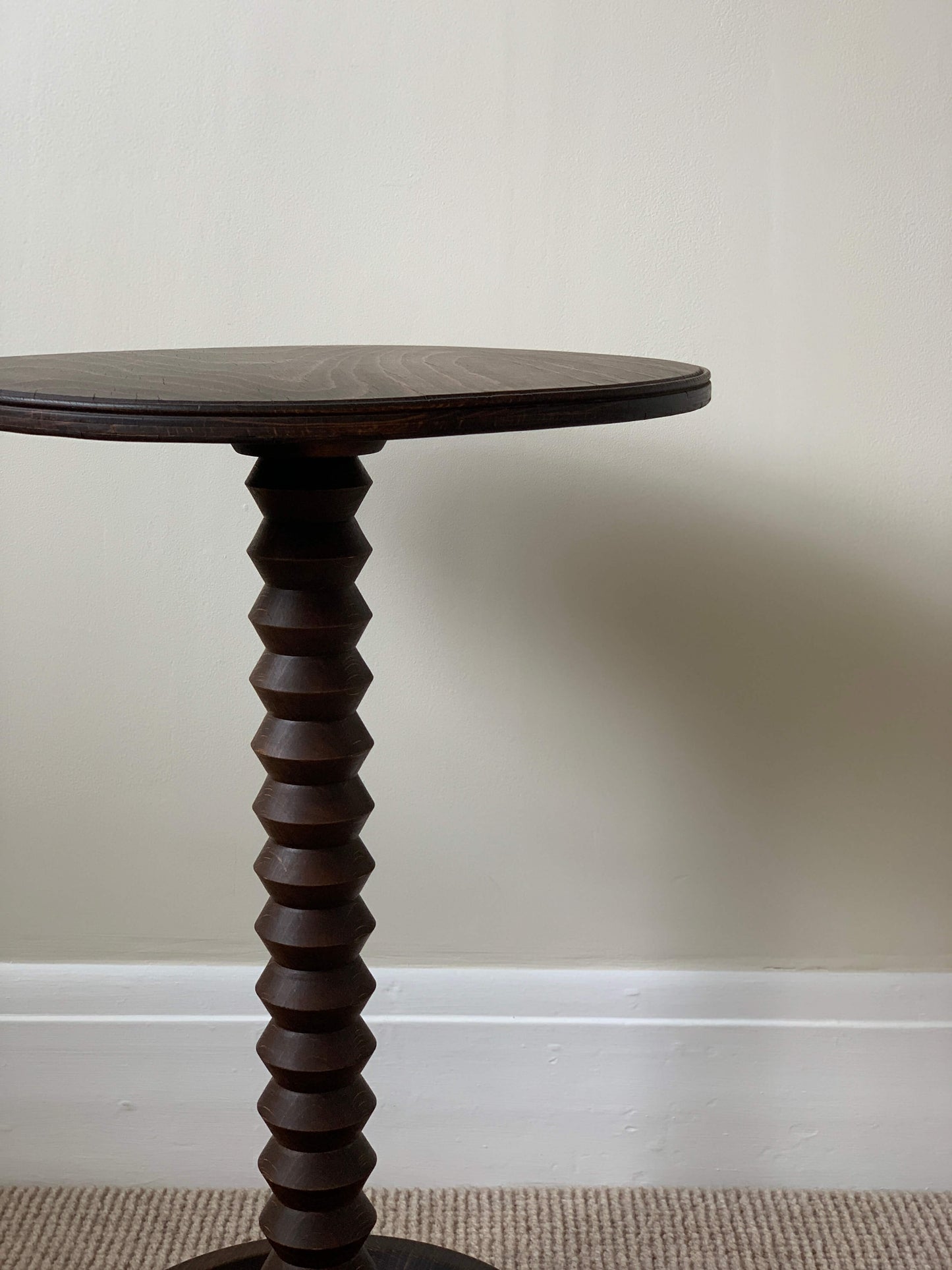 French pedestal side table