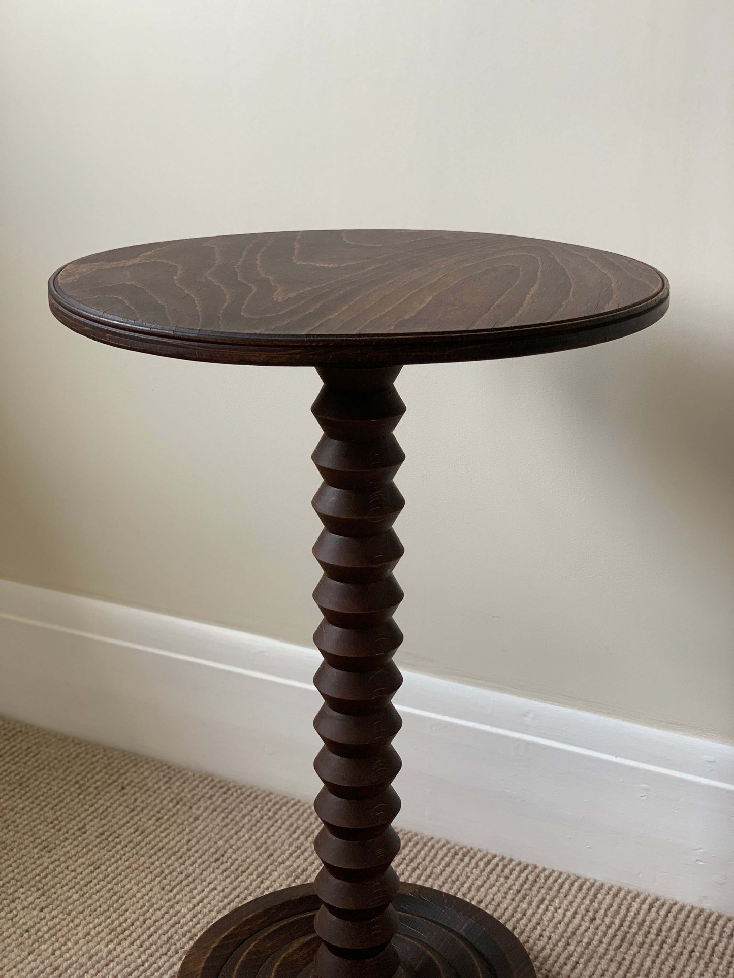 French pedestal side table