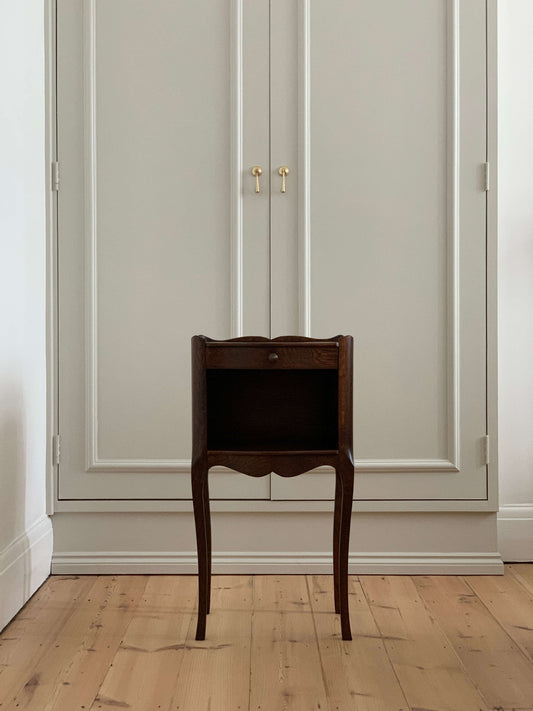 French antique single bedside table