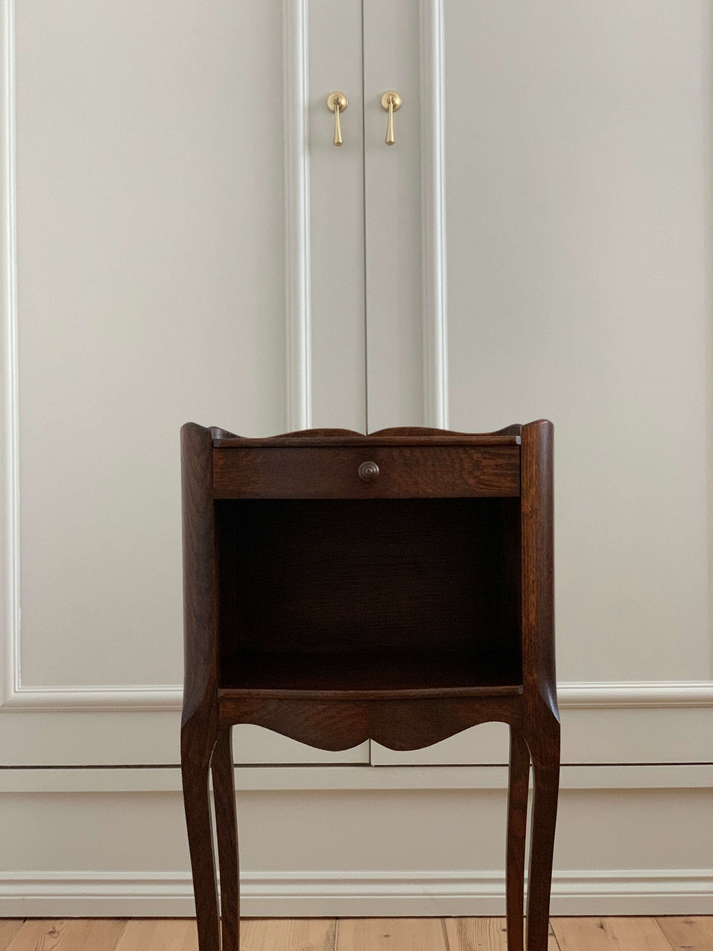 French antique single bedside table