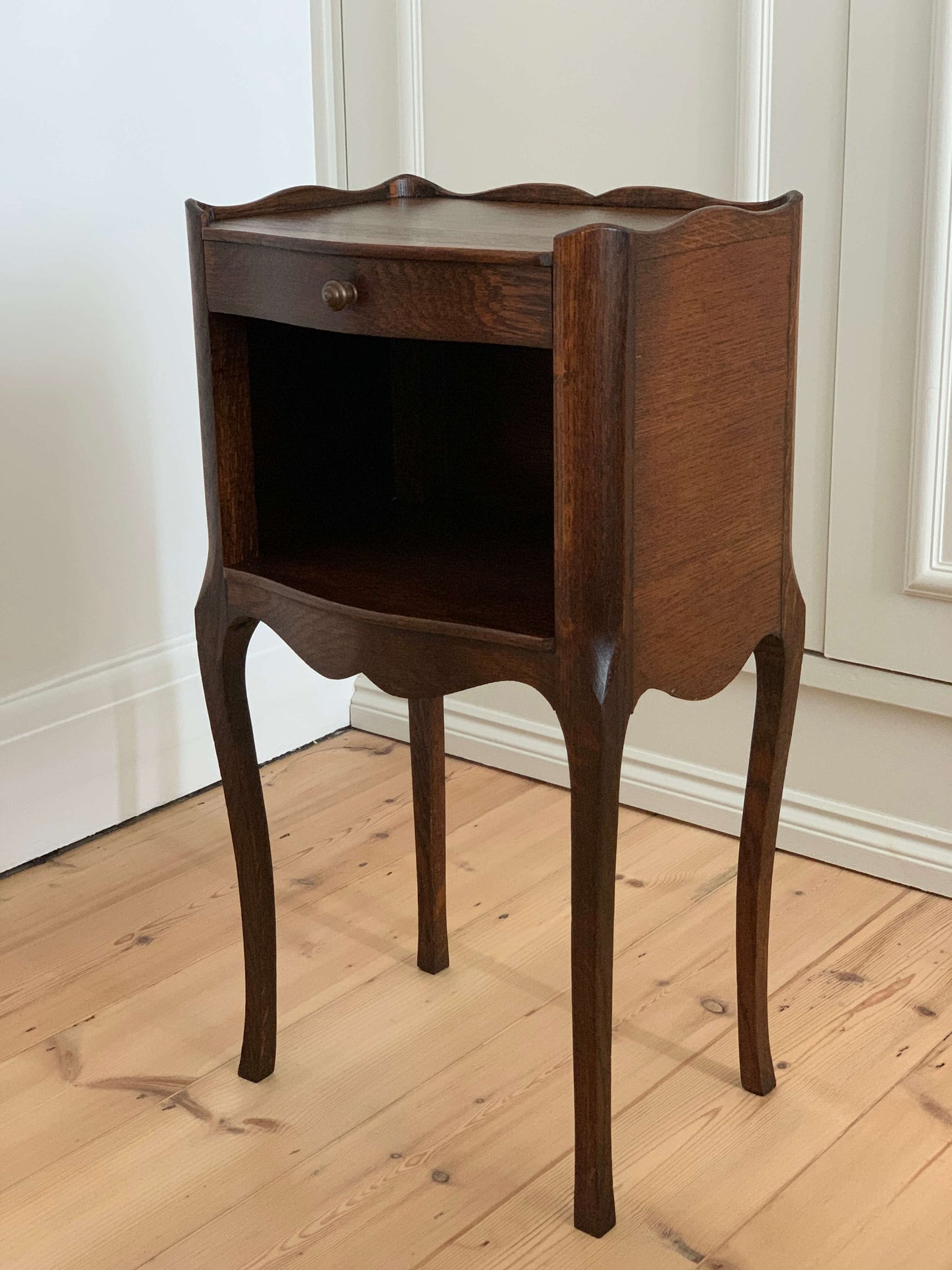 French antique single bedside table