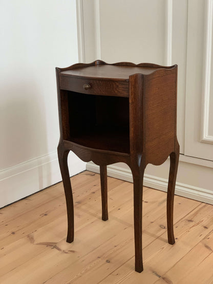 French antique single bedside table