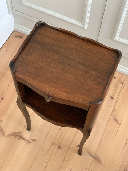 French antique single bedside table