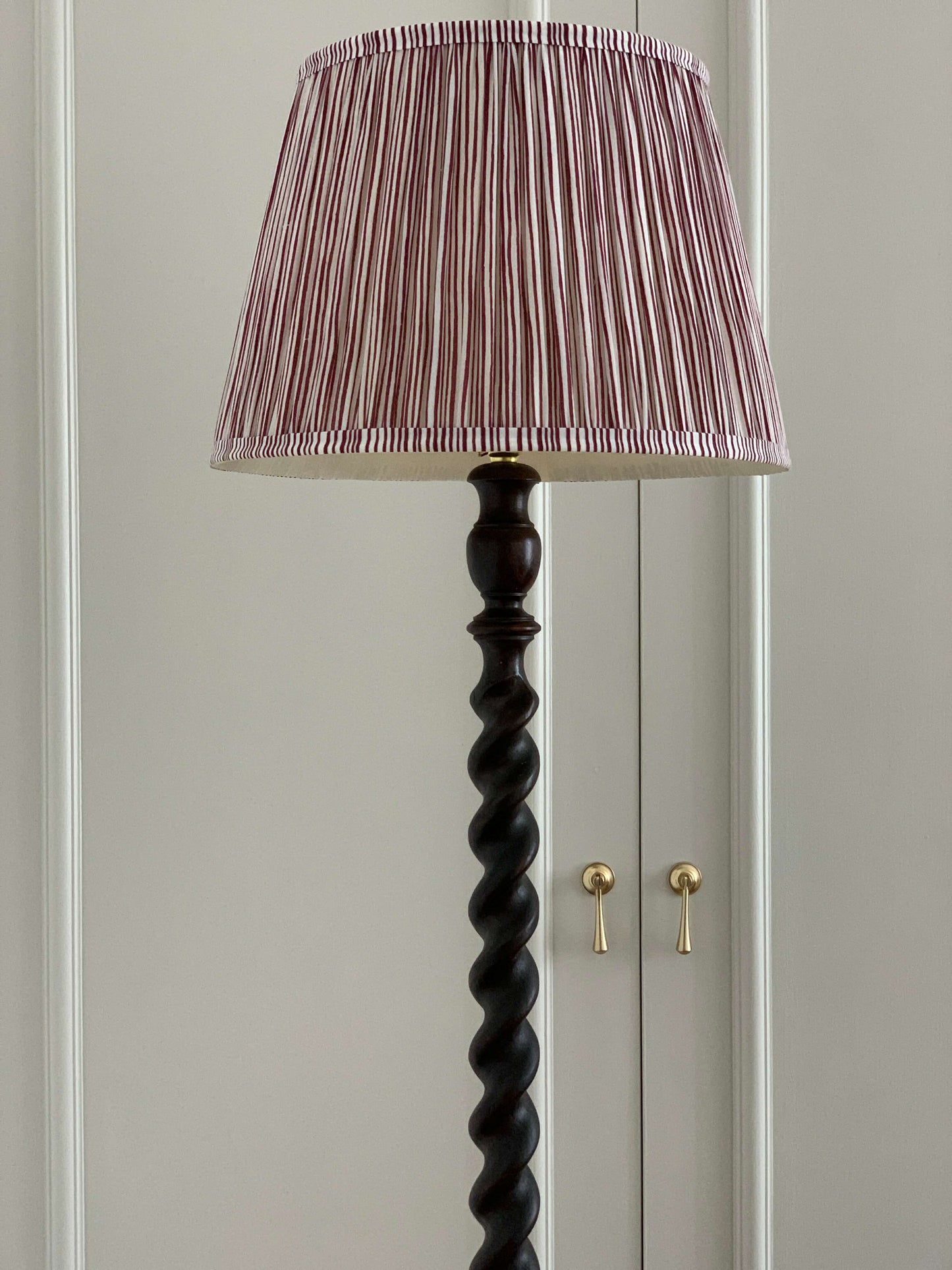 Antique barley twist floor lamp