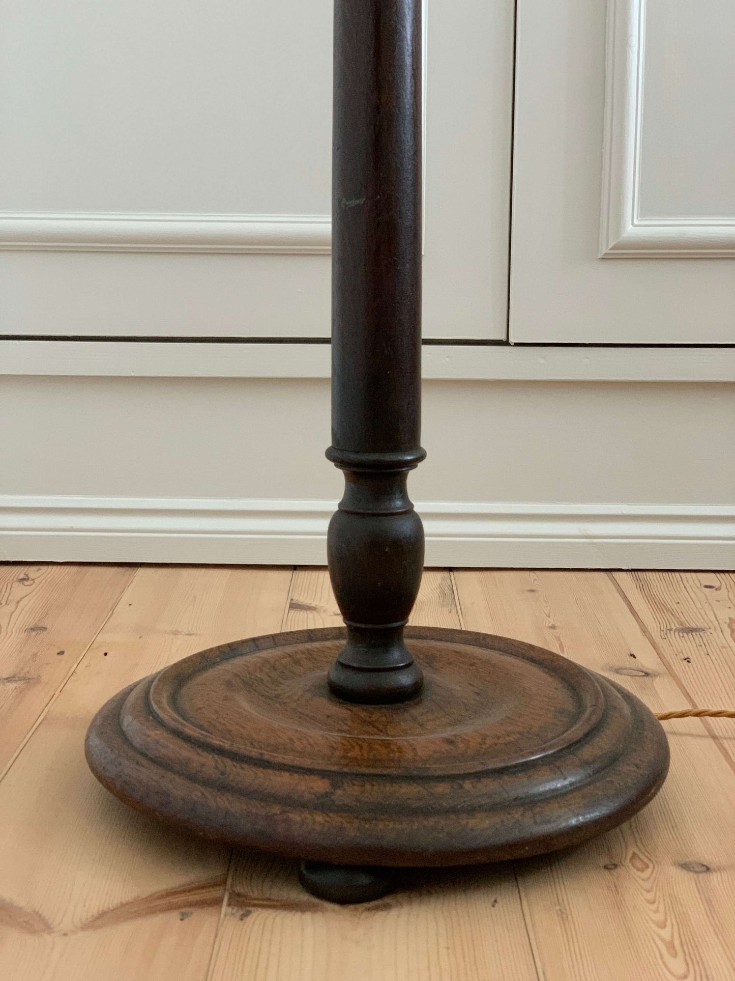 Antique barley twist floor lamp